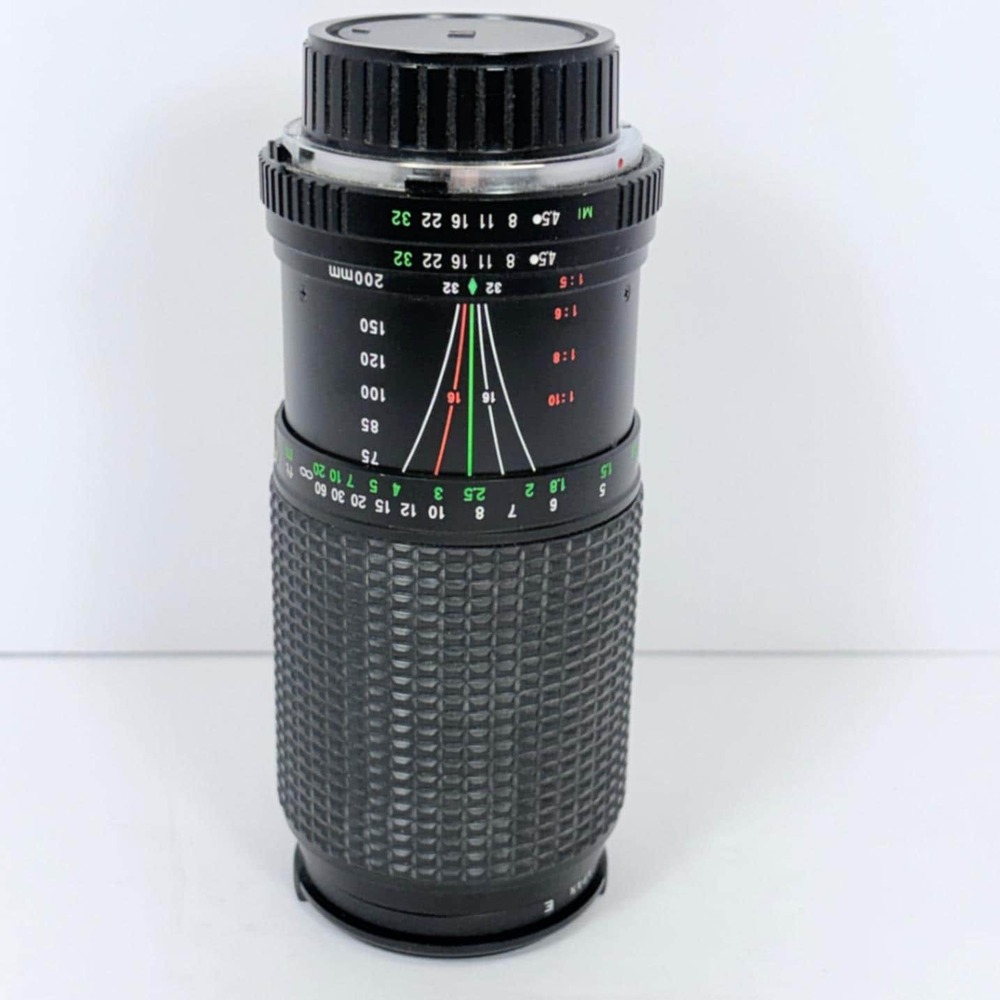 Five Star 75-200mm f4.5 MC Auto Macro Zoom Lens Minolta MD Mount Black